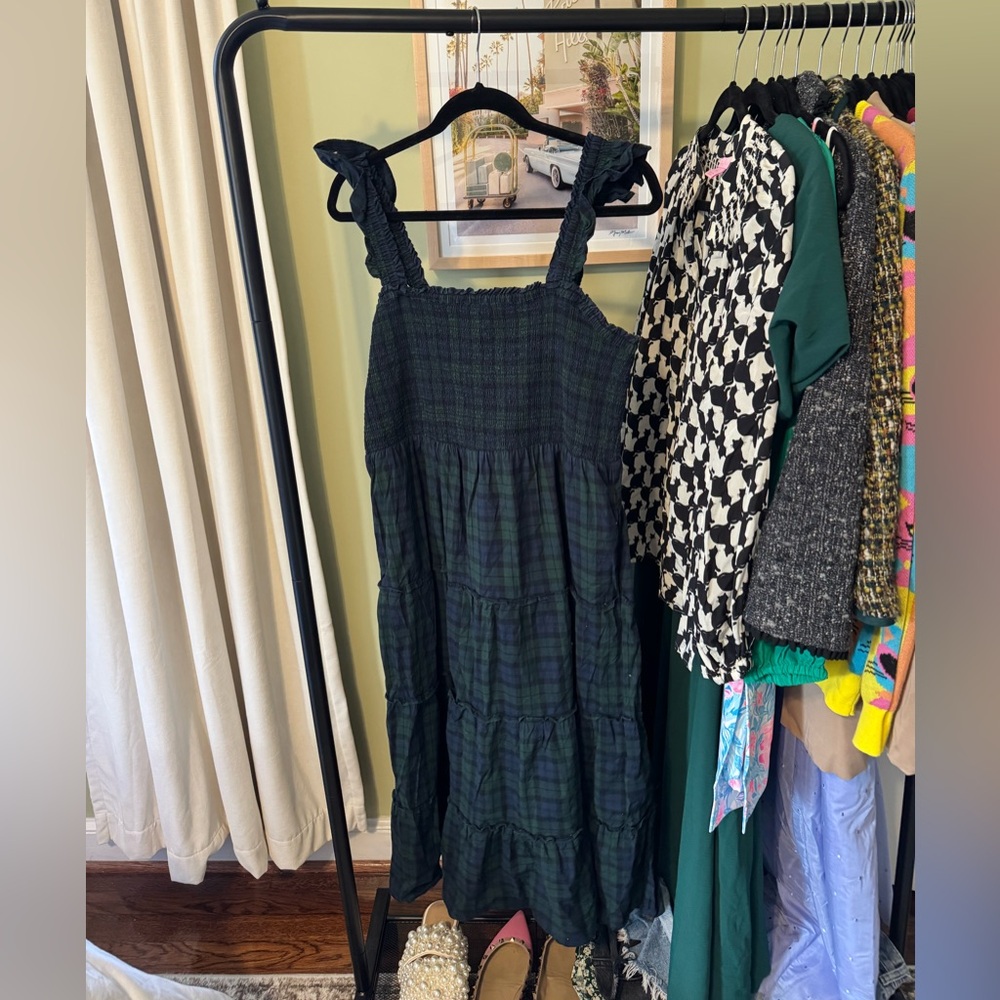 Plaid Sleeveless Dress